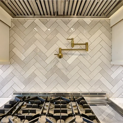 Herringbone-kitchen-backsplash