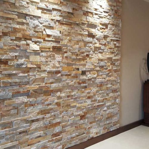 Wall Stone Installation
